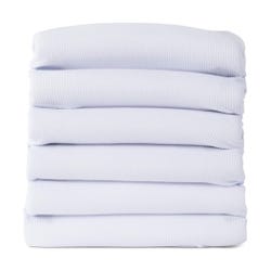 Image for Foundations Softness Crib Blanket, 40 x 30 Inches, White, Pack of 6 from School Specialty