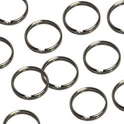 Image for Pepperell Braiding Split/Key Ring, 1 in, Silver, Pack of 48 from School Specialty