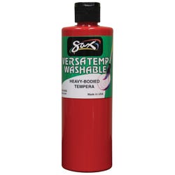 Image for Sax Versatemp Washable Heavy-Bodied Tempera Paint, 1 Pint, Primary Red from School Specialty