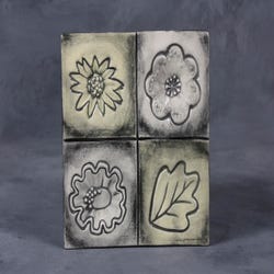 Image for Mayco Clay Design Press Tool, Contemporary Flower Designs, 1-3/4 Inches, Set of 4 from School Specialty