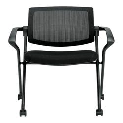 Image for Offices To Go Nesting Chair with Arms and Casters, Black from School Specialty