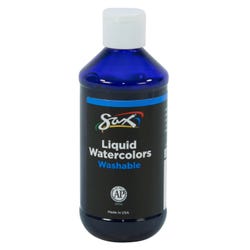 Sax Liquid Washable Watercolor Paint, 8 Ounces, Blue-Violet, Item Number 1567855