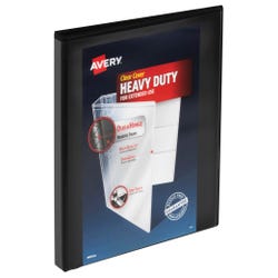 Image for Avery DuraHinge Heavy Duty View Binder, 1/2 Inch, Slant Ring, Black from School Specialty