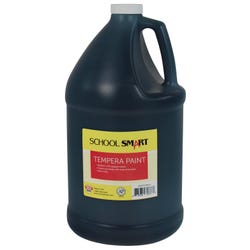 School Smart Tempera Paint, Black, 1 Gallon Bottle Item Number 2002731