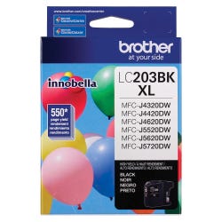 Image for Brother LC203 Ink Cartridge, Yields 500 Page, Black from School Specialty