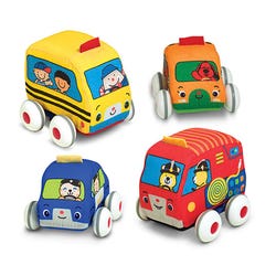 Image for Melissa & Doug Pull-Back Vehicles, Set of 4 from School Specialty