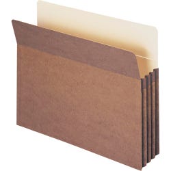 Image for Smead File Pocket, Letter Size, 3-1/2 Inch Expansion, Straight Cut, Redrope, Pack of 25 from School Specialty
