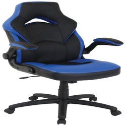 Image for Classroom Select Bucket Seat Gaming Chair, 20-1/2 x 28 x 47-1/2 Inches, Blue and Black from School Specialty