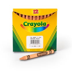 Image for Crayola Crayons Refill, Standard Size, Peach, Pack of 12 from School Specialty