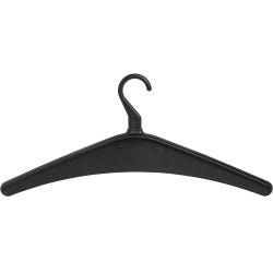 Image for Lorell Garment Hanger, 7 Inches, Black, Pack of 12 from School Specialty