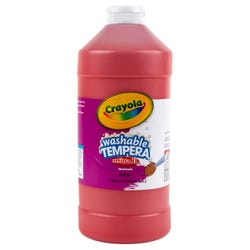 Image for Crayola Artista II Washable Tempera Paint, Red, Quart from School Specialty