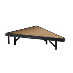 Image for National Public Seating Portable Hardboard Stage Pie, 96 x 36 x 8 from School Specialty