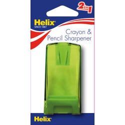 Image for Helix Pencil and Crayon Canister Sharpener, Assorted Colors from School Specialty