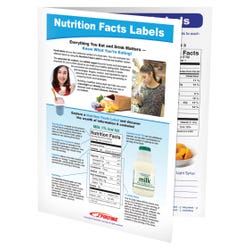 Image for Sportime Food Nutrition Facts Visual Learning Guide, 4 Pages, Grades 5 to 9 from School Specialty