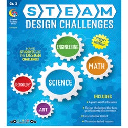 Image for Creative Teaching Press STEAM Design Challenges Resource Book, Grade 3 from School Specialty