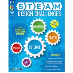 Image for Creative Teaching Press STEAM Design Challenges Resource Book, Grade 3 from School Specialty