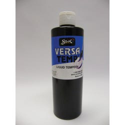 Sax Versatemp Heavy-Bodied Tempera Paint, 1 Pint, Black Item Number 1440686