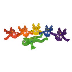 Image for Sportime RubberLike Frogs, Set of 6 from School Specialty