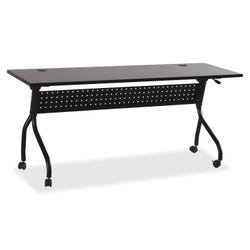 Image for Lorell Espresso/Silver Training Table, Black Base, 72 x 23.5 x 29.5 in from School Specialty