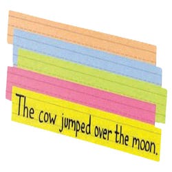 Image for Pacon Sentence Strips, 3 x 24 Inches, Assorted Bright Colors, Pack of 100 from School Specialty