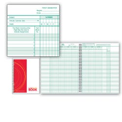 Image for Hammond & Stephens 0626 P Class Record Book - PolyIce Cover, 8-1/2 X 11 Inches, 40 Students, 8 Subjects, 6/7 Week, Green from School Specialty
