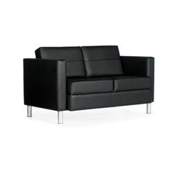 Image for Global Industries Citi 2-Seat Sofa, 50-1/2 x 31 x 30 Inches, Black from School Specialty