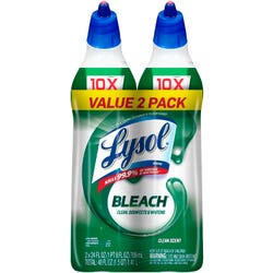 Image for Lysol Bleach Toilet Bowl Cleaner, 24 Ounces Each, 2 Count from School Specialty