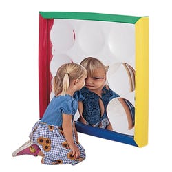 Image for Children's Factory Square Soft Frame Concave Bubble Mirror, 34 x 34 x 1-1/2 in from School Specialty