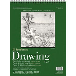 Image for Strathmore 400 Series Recycled Drawing Pad, 11 x 14 Inches, 80 lb, 24 Sheets from School Specialty