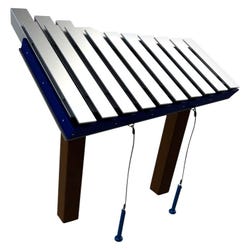 Image for Freenotes Harmony Park Yantzee Xylophone Playground Instrument, In-Ground Mount, 173 x 78 x 55 Inches from School Specialty