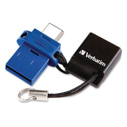 Image for Verbatim Store 'N' Dual Go USB 3.0 Flash Drive for USB-C Devices, 16 GB from School Specialty
