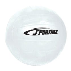 Image for Sportime Regular Rubber Volleyball, Size 5, White from School Specialty