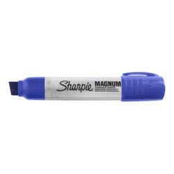 Image for Sharpie Magnum Permanent Marker Extra Large Chisel Tip, Blue from School Specialty