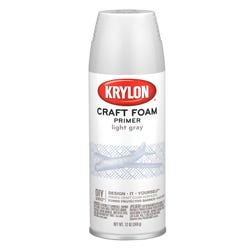 Image for Krylon Craft Foam Primer, Light Gray, 12 Ounces from School Specialty