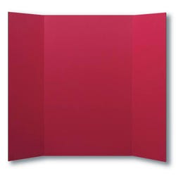 Image for School Smart Presentation Boards, 48 x 36 Inches, Red, Pack of 10 from School Specialty