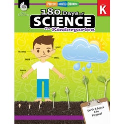 Image for Shell Education 180 Days of Science Book, Grade K from School Specialty