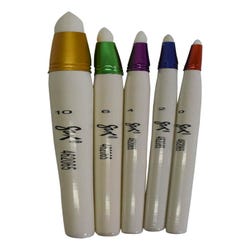 Sax Spectrum Watercolor Brushes, Round Type, Short Handle, Assorted Size, Set of 5 Item Number 462065
