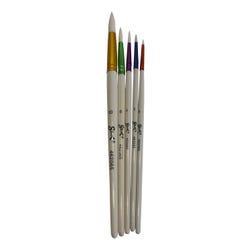 Sax True Flow Spectrum Watercolor Paint Brushes, Round, Assorted Size, Set of 5, Item Number 462065