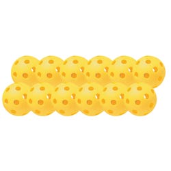 Image for Champion Sports Plastic Baseball Set, Yellow, Set of 12 from School Specialty