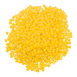 Image for Creativity Street Plastic Pony Beads, Yellow, Pack of 1000 from School Specialty