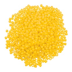Image for Creativity Street Plastic Pony Beads, 6 x 9 mm, Yellow, Pack of 1000 from School Specialty