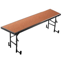 Image for National Public Seating Tapered Standing Choral Riser with Hardboard Surface - 96 x 18 x 27 inches from School Specialty