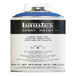 Image for Liquitex Water Based Professional Spray Paint, 400 ml Aerosol Can, Cobalt Blue from School Specialty