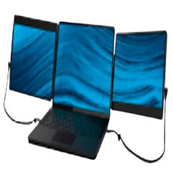 Image for SideTrak Swivel Triple HD 12-1/2 Inch Attachable Portable Monitor from School Specialty