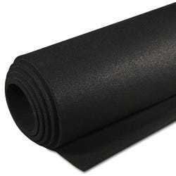 Image for ProIMPACT Roll Flooring Mat, 50 ft L X 4 in W, 9 mm Thickness, Rubber, Black from School Specialty