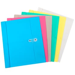 Image for C-Line Reusable Poly Envelope with String Closure, Side Load, Assorted Colors, Pack of 24 from School Specialty