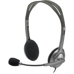Image for Logitech H111 On-Ear Headset, 3.5mm, Black from School Specialty