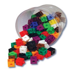 Image for Learning Advantage Link Blocks, Assorted Colors, Set of 100 from School Specialty