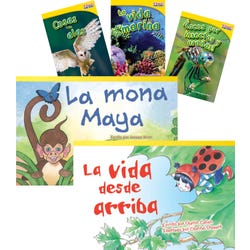 Image for Teacher Created Materials Animal Groups Fiction & Nonfiction Text Pairs, Grade 1, Set of 6, Spanish from School Specialty