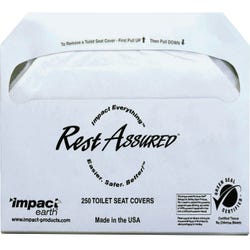 Image for Impact Products Biodegradable Half Fold Toilet Seat Covers, 250 Sheets, Pack of 4 from School Specialty
